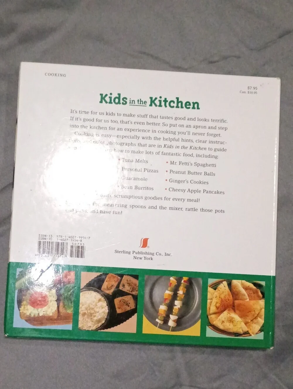 Kids in the Kitchen Cookbook - Red & Green Cover